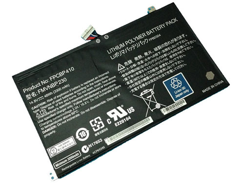 Baterai laptop penggantian untuk FUJITSU FPCBP410 