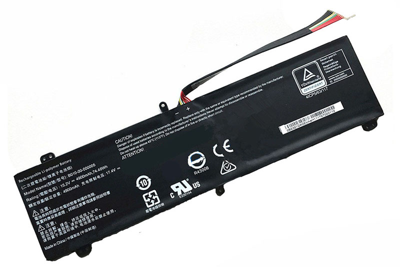 Baterai laptop penggantian untuk GETAC EVGA-SC17-Xotic-PC 