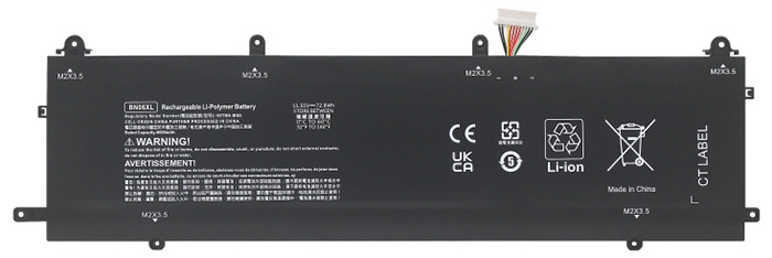 Baterai laptop penggantian untuk HP Spectre-X360-Convertible-15-EB0037NA Baterai laptop penggantian untuk HP Spectre-X360-Convertible-15-EB0037NA