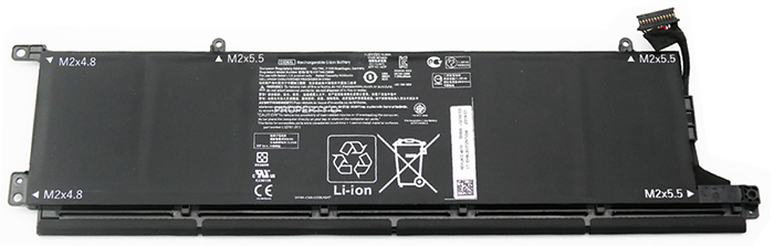 PC batteri Erstatning for Hp Omen-X-2S-15-dg0075cl. 