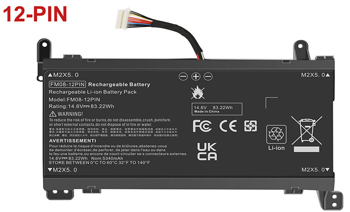 Baterai laptop penggantian untuk hp OMEN-17-AN001CA 