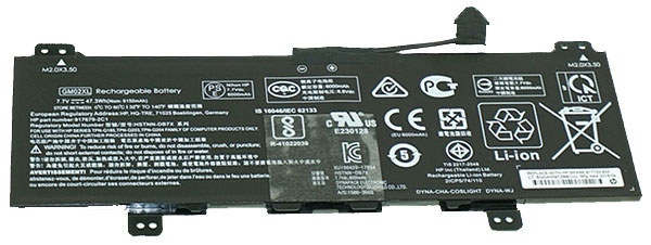 Baterai laptop penggantian untuk Hp 917679-271 