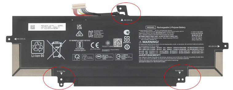 Laptop Battery Replacement for HP EliteBook-x360-1040-G7-1P6T0UT 