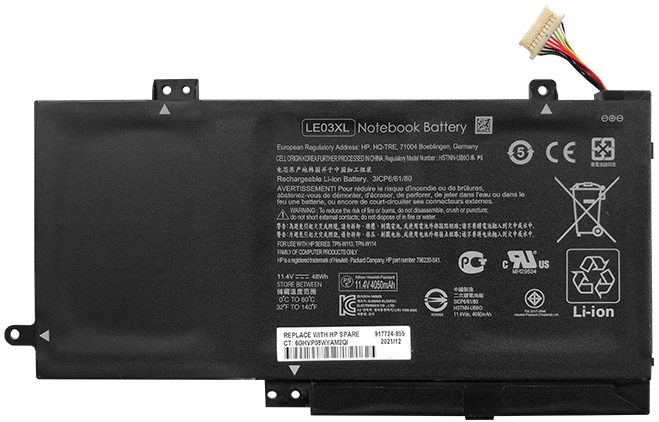 Baterai laptop penggantian untuk Hp Pavilion-15-BK000NX 