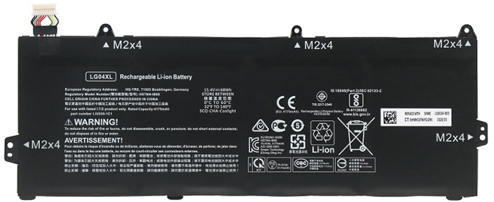 Baterai laptop penggantian untuk HP Pavilion-15-CS1114TX 