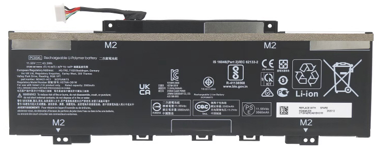 bateria do portátil substituição para hp Pavilion-x360-14-DW0021NA 