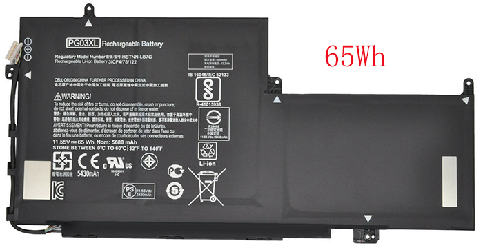 PC batteri Erstatning for hp Spectre-x360-15-ap003ng 