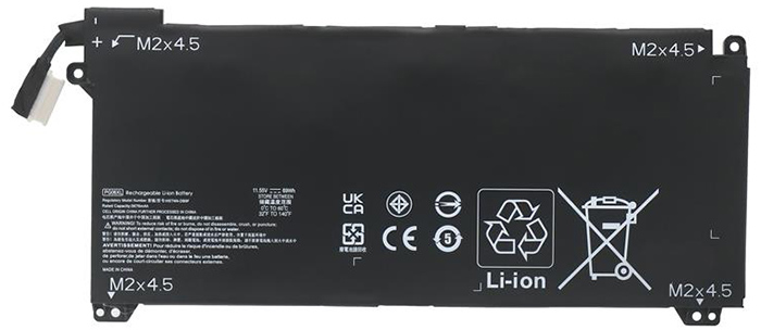 PC batteri Erstatning for HP  Omen-15-dh0134tx 