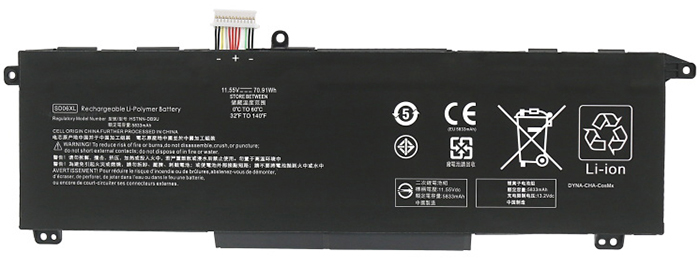 PC batteri Erstatning for hp Spectre-X360-15-en0040AX 
