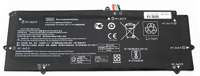 komputer riba bateri pengganti HP  Pro-X2-612-G2 
