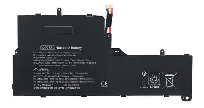 bateria do portátil substituição para HP WO03XL bateria do portátil substituição para HP WO03XL