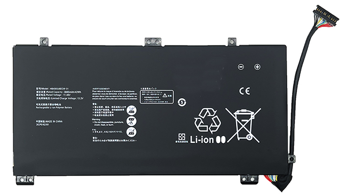 Laptop Battery Replacement for HUAWEI HB4593J6ECW-31 Laptop Battery Replacement for HUAWEI HB4593J6ECW-31