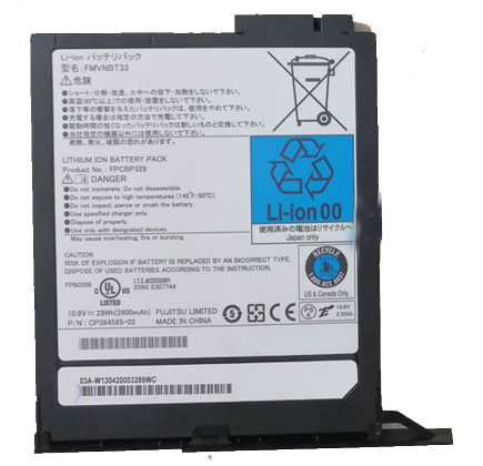 PC batteri Erstatning for FUJITSU Lifebook-T902 