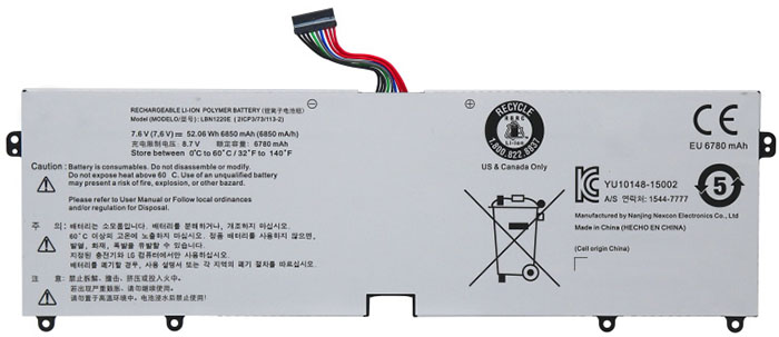 Baterai laptop penggantian untuk lg Gram-15Z960 