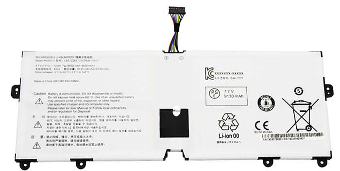 bateria do portátil substituição para LG gram-15-2017-15Z970 