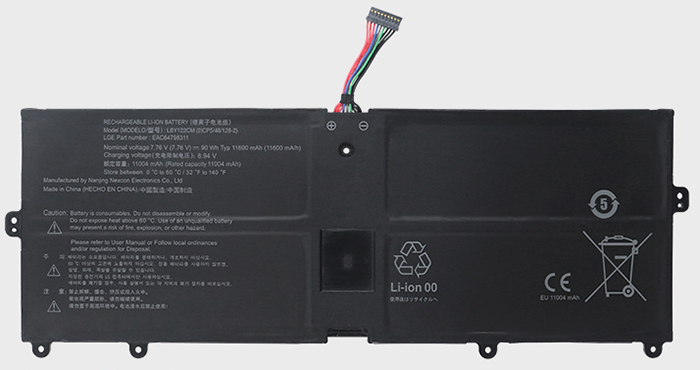bateria do portátil substituição para LG LBY122CM bateria do portátil substituição para LG LBY122CM