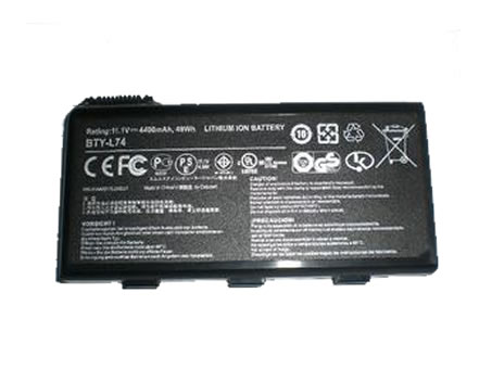 Laptop baterya kapalit para sa MSI CX700 All Series Laptop baterya kapalit para sa MSI CX700 All Series