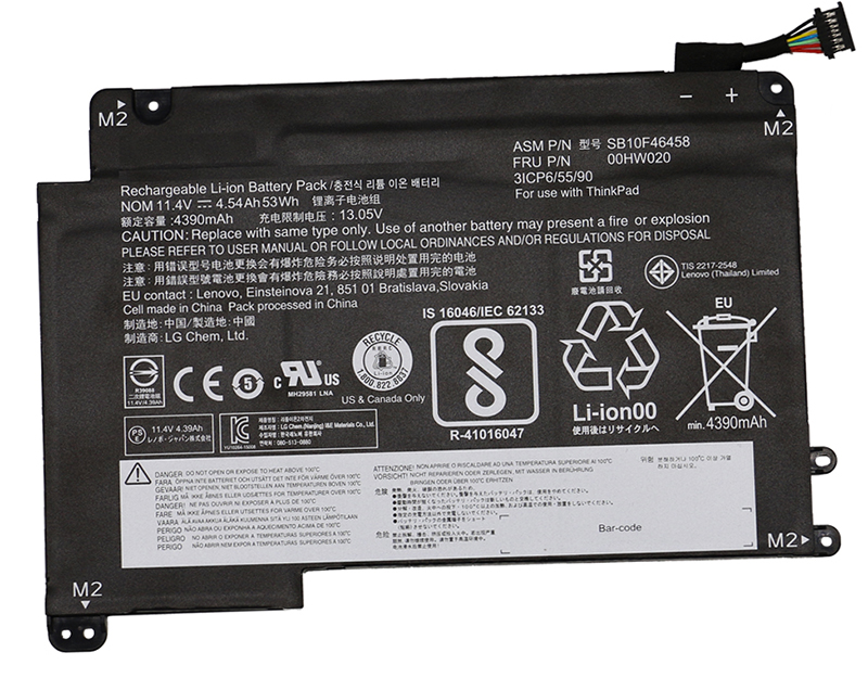 แบตเตอรี่แล็ปท็อป เปลี่ยน lenovo ThinkPad-Yoga-460-20ELS03A00 