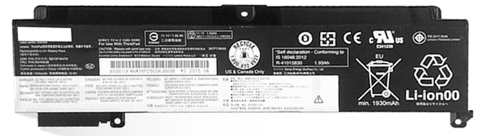 Baterai laptop penggantian untuk lenovo ThinkPad T470s 
