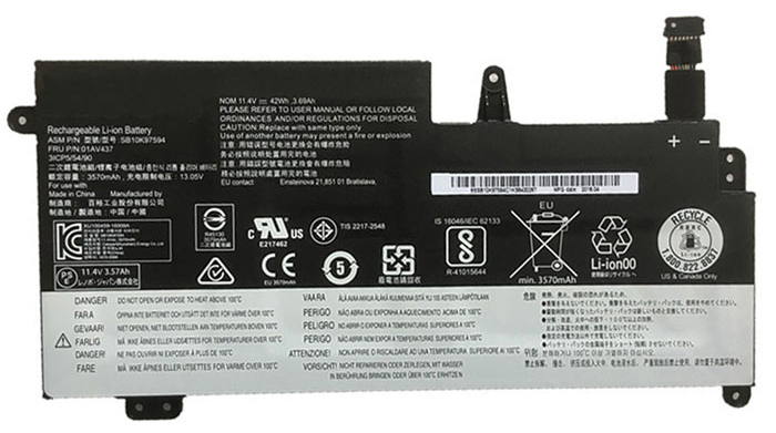 Laptop Battery Replacement for LENOVO Thinkpad-New-S2-2018(20L1A000CD) Laptop Battery Replacement for LENOVO Thinkpad-New-S2-2018(20L1A000CD)