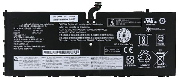 Laptop Battery Replacement for LENOVO L16M4P91 