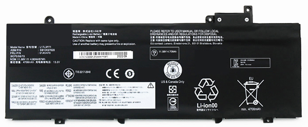 Laptop Battery Replacement for Lenovo ThinkPad-T480S 