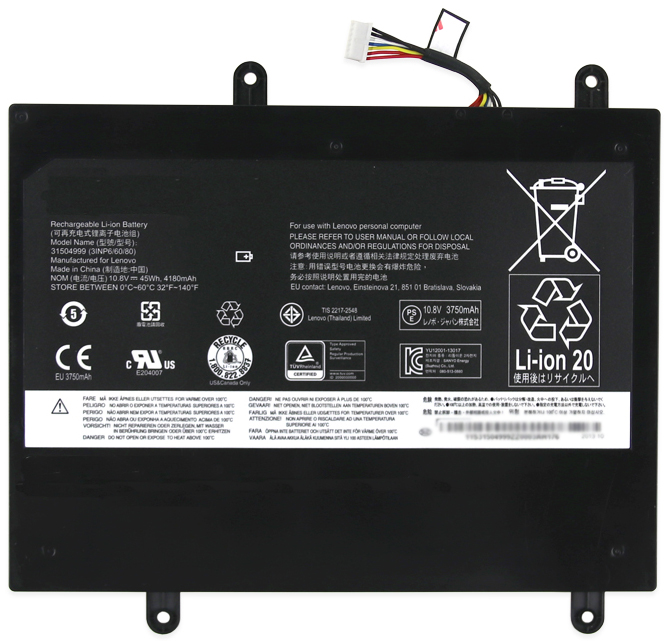 Laptop Battery Replacement for Lenovo 3INP6/60/80 Laptop Battery Replacement for Lenovo 3INP6/60/80