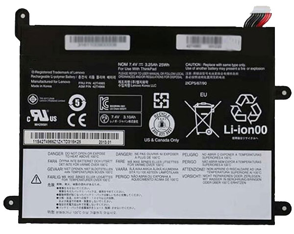 Laptop Battery Replacement for Lenovo 42T4985 