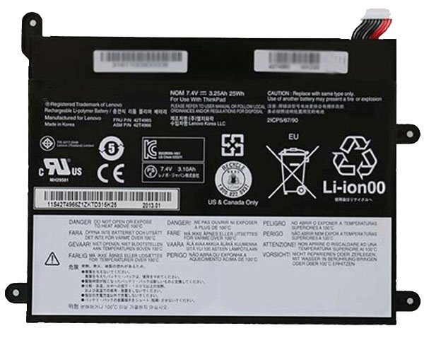 Аккумулятор ноутбука Замена Lenovo 42T4985 