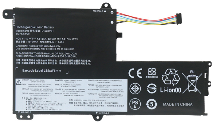bateria do portátil substituição para Lenovo XiaoXin-Chao-7000-13AST 