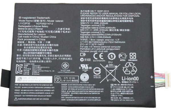komputer riba bateri pengganti LENOVO IdeaPad-A10-70F 