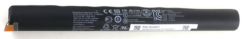 PC batteri Erstatning for lenovo YOGA-10-B8000-H 