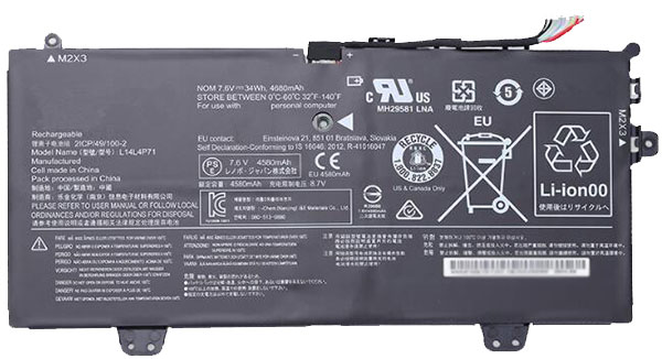 bateria do portátil substituição para LENOVO Yoga-3-11 