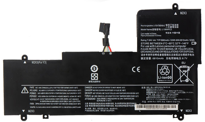 PC batteri Erstatning for Lenovo Yoga-710-14ISK-ISE-Series 