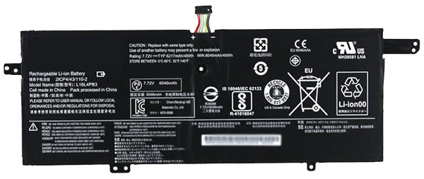 PC batteri Erstatning for LENOVO IdeaPad-720S-13ARR(81BR000XGE) 