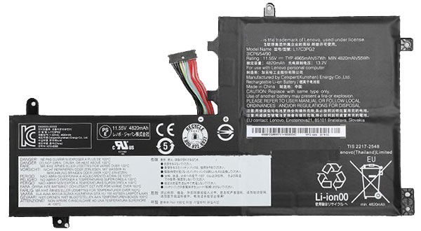 Laptop baterya kapalit para sa Lenovo L17C3PG2 