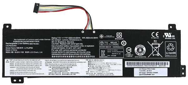 Baterai laptop penggantian untuk Lenovo 5b10r38760 