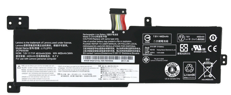 Baterie Notebooku Náhrada za Lenovo L17M2PF1 