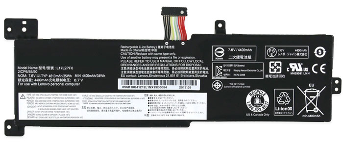 Laptop Battery Replacement for LENOVO L17L2PF2 