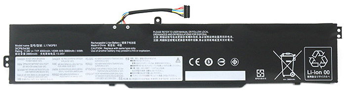 Laptop Akkumulátor csere számára lenovo L17C3PB0 
