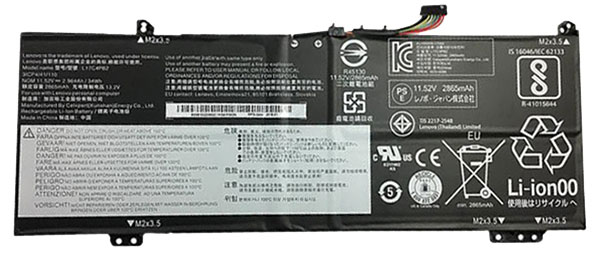 Baterai laptop penggantian untuk lenovo 5B10Q22883 