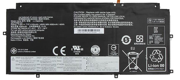 PC batteri Erstatning for LENOVO L17MMPH0 