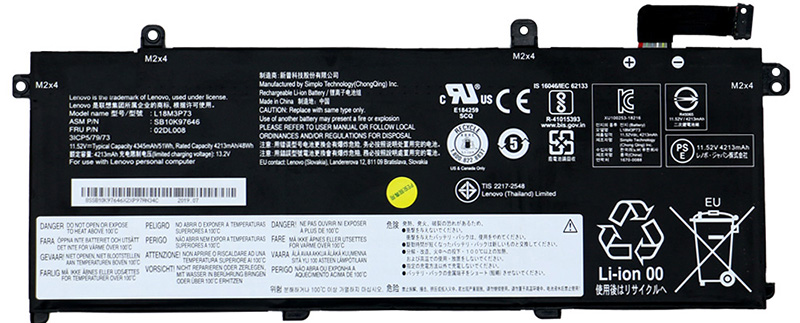komputer riba bateri pengganti LENOVO ThinkPad-T490-20N2A002CD komputer riba bateri pengganti LENOVO ThinkPad-T490-20N2A002CD