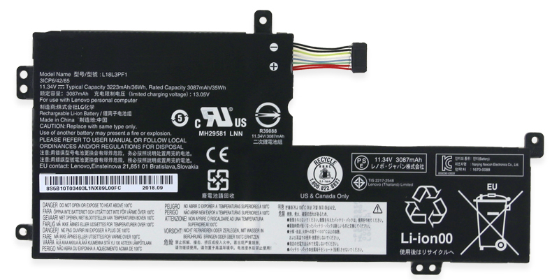Laptop Battery Replacement for Lenovo Ideapad-L3-15IML05 