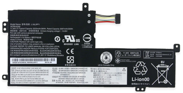 Laptop baterya kapalit para sa Lenovo Ideapad-L340-17API 