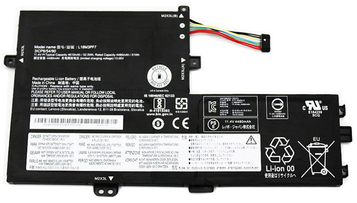 PC batteri Erstatning for LENOVO IdeaPad-S340-15API 