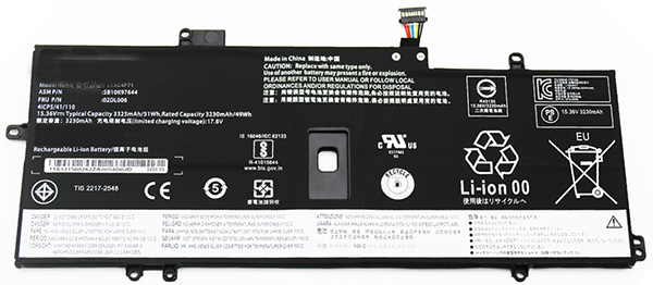 bateria do portátil substituição para Lenovo ThinkPad-X1-YOGA-GEN-4 