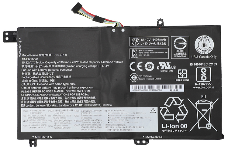 bateria do portátil substituição para LENOVO Ideapad-S540-14API-81NH002YGE 