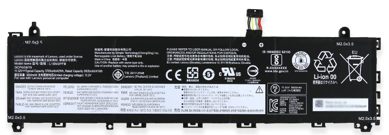 bateria do portátil substituição para LENOVO IdeaPad-S340-13IML 