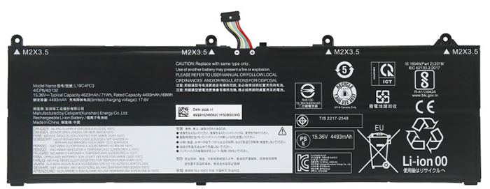 komputer riba bateri pengganti Lenovo Legion-R9000X-2021 